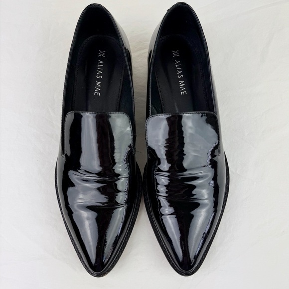 Alias Mae Black Patent Leather Loafers - Picture 2 of 9